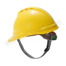 MSA/梅思安 V-Gard500 ABS豪华型有孔安全帽 10146672 黄色 带透气孔 一指键帽衬 针织布吸汗带 D型下颏带 1顶 销售单位：顶